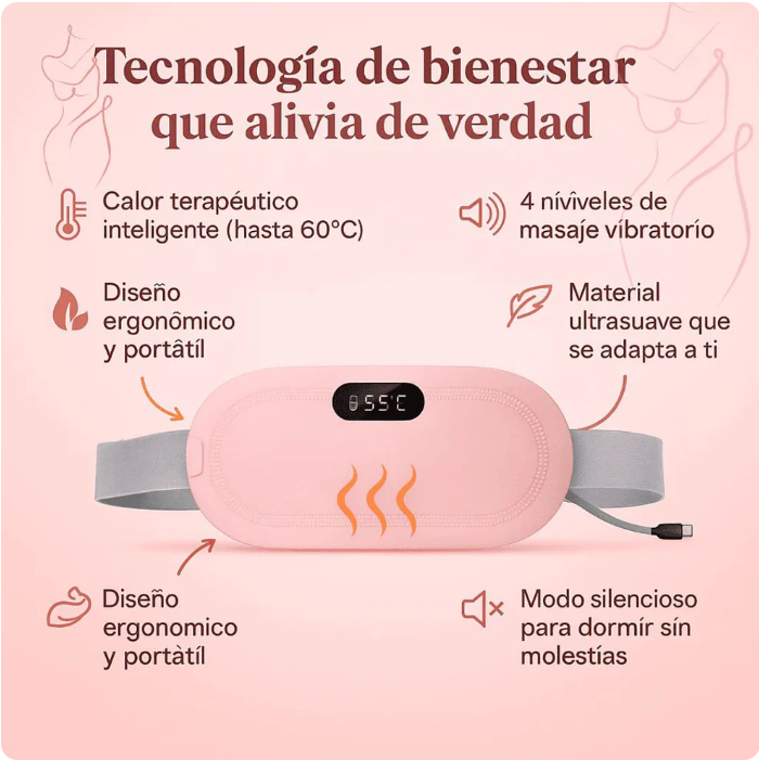 CINTURON TERMICO MENSTRUAL - EL MEJOR ALIADO PARA TU CICLO