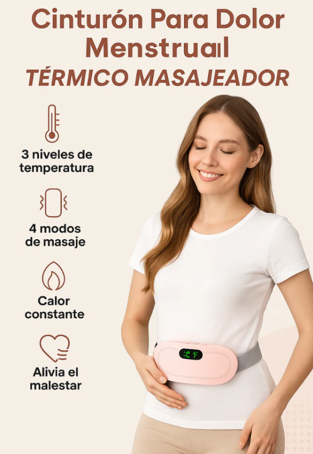 CINTURON TERMICO MENSTRUAL - EL MEJOR ALIADO PARA TU CICLO